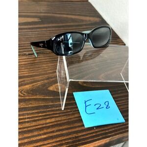 Maui Jim MJ219-03 Punchbowl Black Sunglasses Rectangular Full Rim 135mm